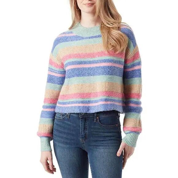 Jessica Simpson Sweaters - Jessica Simpson Portia Multicolor Striped Sweater Size XL